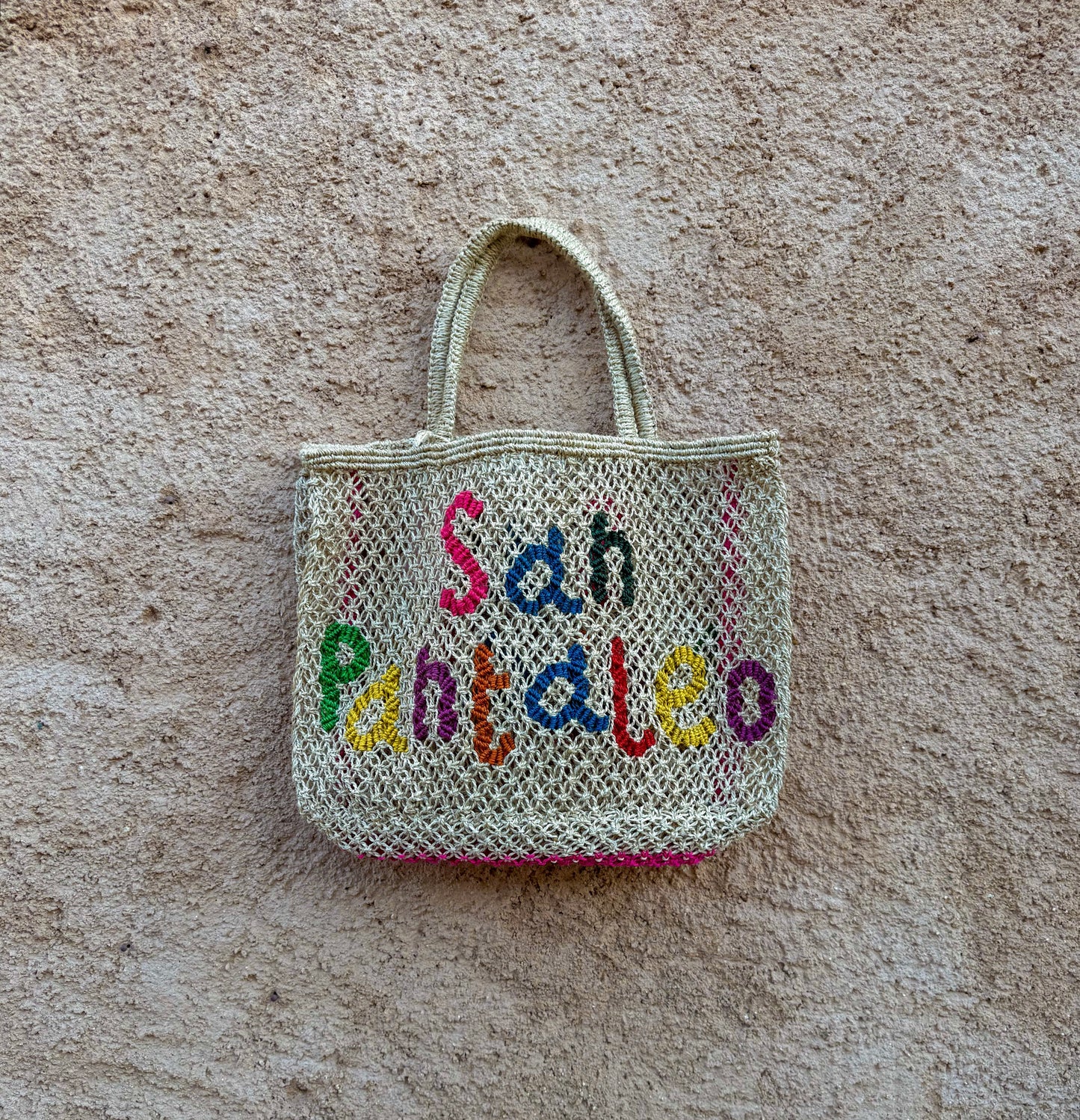 Borsa in raffia “San Pantaleo”