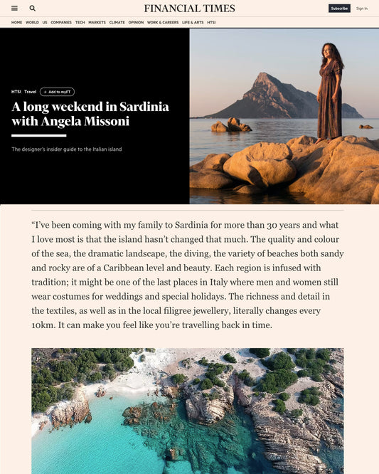 Financial Times - Sardinia 