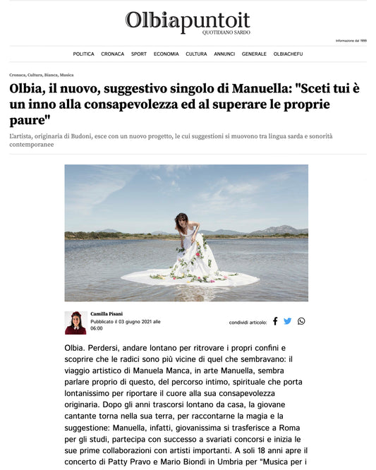 Olbia punto it - articolo su Yashu e Prem