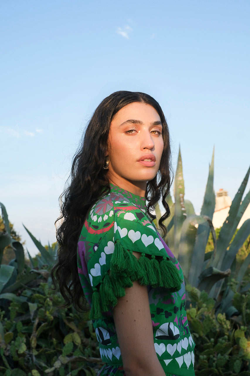 Rainbow Folk Vest by Yashu e Prem