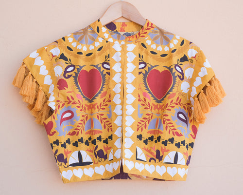 Rainbow Folk Vest by Yashu e Prem
