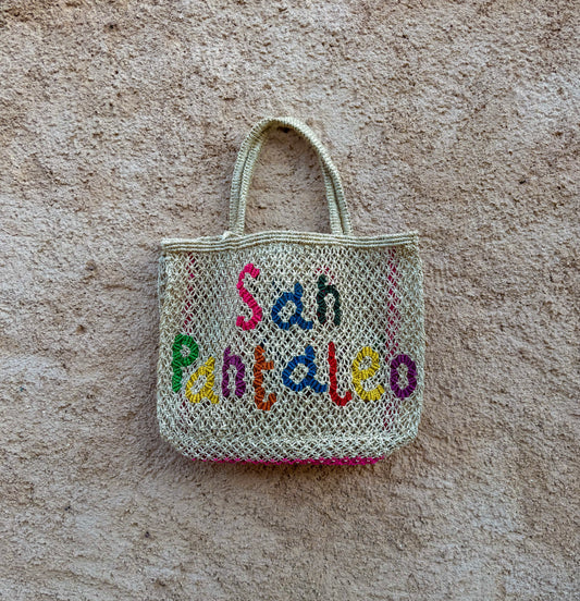 Borsa in raffia “San Pantaleo”