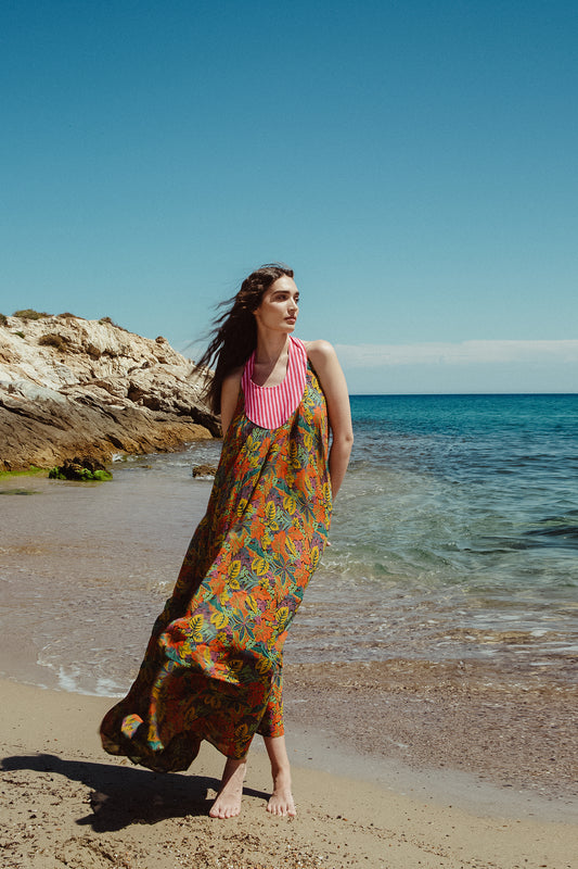 Sunset Botanica Dress