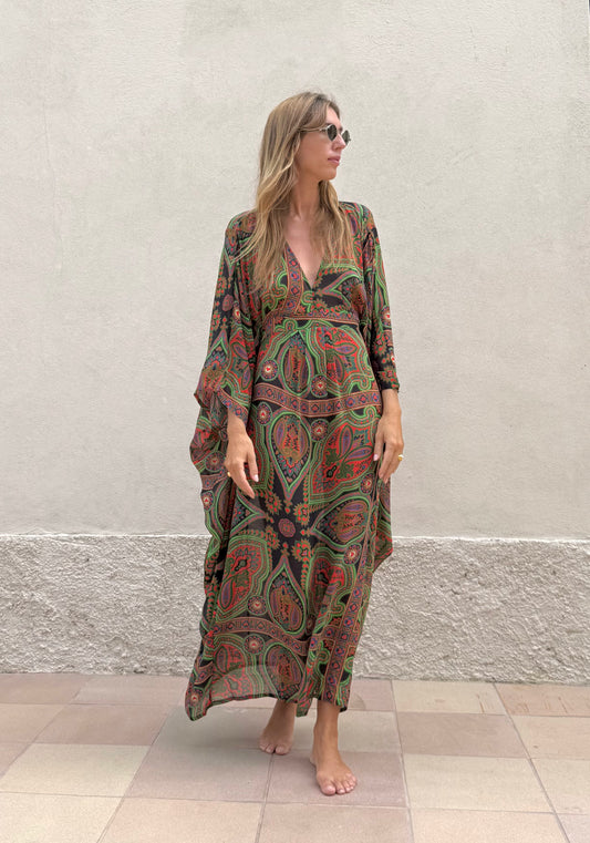 The Silk Georgette Samarcanda Kaftan