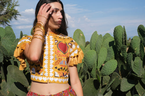 Rainbow Folk Vest by Yashu e Prem