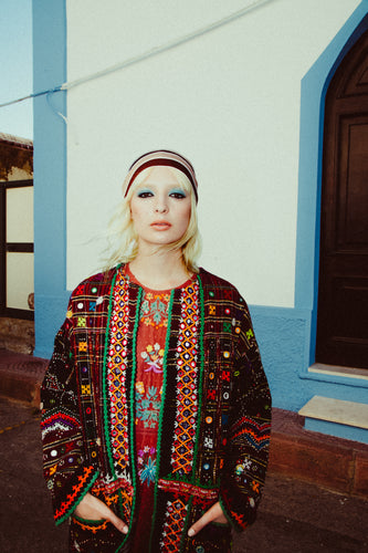 Mirror Garden Hand-Embroidered Coat