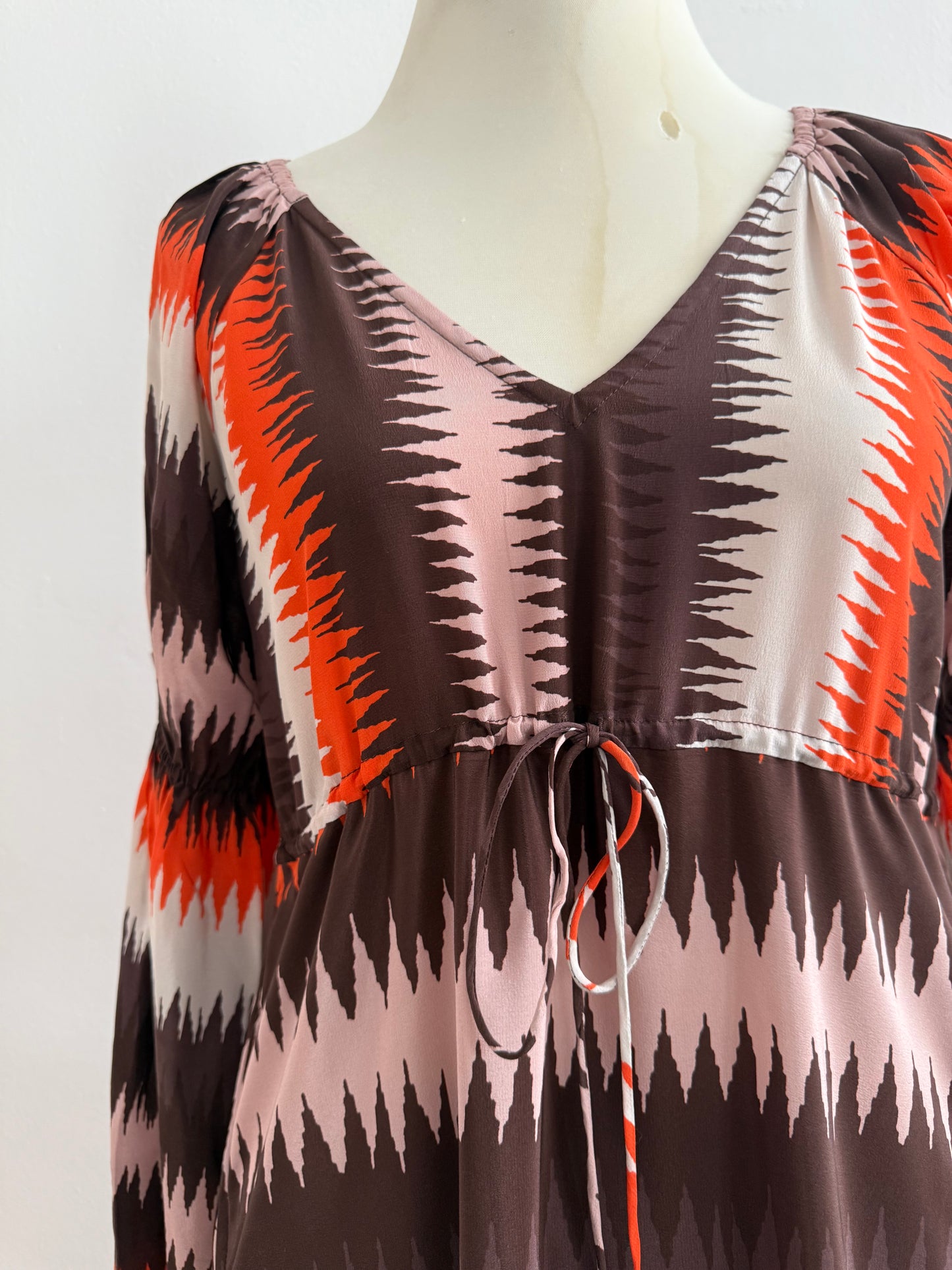 Ikat Flame Dress by Yashu e Prem